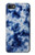 W3439 Tissu Indigo Tie Dye Etui Coque Housse et Flip Housse Cuir pour iPhone 7, iPhone 8, iPhone SE (2020) (2022)