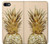 W3490 ananas or Etui Coque Housse et Flip Housse Cuir pour iPhone 7, iPhone 8, iPhone SE (2020) (2022)