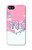 W3518 Licorne Dessin animé Etui Coque Housse et Flip Housse Cuir pour iPhone 5C