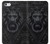 W3619 Lion noir gothique Etui Coque Housse et Flip Housse Cuir pour iPhone 5C