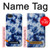 W3439 Tissu Indigo Tie Dye Etui Coque Housse et Flip Housse Cuir pour iPhone 4 4S