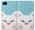 W3542 Chat mignon Dessin animé Etui Coque Housse et Flip Housse Cuir pour iPhone 4 4S