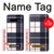 W3452 Plaid en tissu Etui Coque Housse et Flip Housse Cuir pour Samsung Galaxy S10 Plus