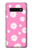 W3500 Motif floral rose Etui Coque Housse et Flip Housse Cuir pour Samsung Galaxy S10