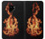 W3379 Cadre d'incendie Etui Coque Housse et Flip Housse Cuir pour Samsung Galaxy S9