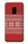 W3384 Motif d'hiver sans couture tricot Etui Coque Housse et Flip Housse Cuir pour Samsung Galaxy S9