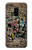 W3394 Graffiti mur Etui Coque Housse et Flip Housse Cuir pour Samsung Galaxy S9