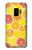 W3408 citron Etui Coque Housse et Flip Housse Cuir pour Samsung Galaxy S9