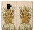 W3490 ananas or Etui Coque Housse et Flip Housse Cuir pour Samsung Galaxy S9