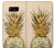 W3490 ananas or Etui Coque Housse et Flip Housse Cuir pour Samsung Galaxy S8 Plus