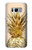 W3490 ananas or Etui Coque Housse et Flip Housse Cuir pour Samsung Galaxy S8 Plus