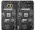 W3434 Punaise Circuit Board graphique Etui Coque Housse et Flip Housse Cuir pour Samsung Galaxy S6