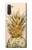 W3490 ananas or Etui Coque Housse et Flip Housse Cuir pour Samsung Galaxy Note 10