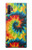 W3459 tie Dye Etui Coque Housse et Flip Housse Cuir pour Samsung Galaxy Note 10 Plus