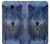 W3410 Loup Dream Catcher Etui Coque Housse et Flip Housse Cuir pour Samsung Galaxy J7 (2018), J7 Aero, J7 Top, J7 Aura, J7 Crown, J7 Refine, J7 Eon, J7 V 2nd Gen, J7 Star