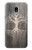 W3591 Viking Arbre de vie Symbole Etui Coque Housse et Flip Housse Cuir pour Samsung Galaxy J3 (2018), J3 Star, J3 V 3rd Gen, J3 Orbit, J3 Achieve, Express Prime 3, Amp Prime 3