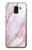 W3482 Imprimer Graphique marbre rose Etui Coque Housse et Flip Housse Cuir pour Samsung Galaxy J6 (2018)