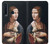 W3471 Lady hermine Leonardo da Vinci Etui Coque Housse et Flip Housse Cuir pour Samsung Galaxy A9 (2018), A9 Star Pro, A9s