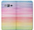 W3507 Coloré Arc-en-ciel pastel Etui Coque Housse et Flip Housse Cuir pour Samsung Galaxy J3 (2016)