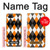 W3421 Noir Orange Blanc Argyle Plaid Etui Coque Housse et Flip Housse Cuir pour Google Pixel 3