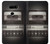 W3501 Lecteur cassette millésimé Etui Coque Housse et Flip Housse Cuir pour LG V30, LG V30 Plus, LG V30S ThinQ, LG V35, LG V35 ThinQ