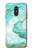 W3399 Vert Marbre Imprimer Graphique Etui Coque Housse et Flip Housse Cuir pour LG Q Stylo 4, LG Q Stylus