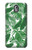 W3457 Papier Palm Monstera Etui Coque Housse et Flip Housse Cuir pour Nokia 3.1