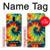 W3459 tie Dye Etui Coque Housse et Flip Housse Cuir pour OnePlus 6T