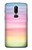 W3507 Coloré Arc-en-ciel pastel Etui Coque Housse et Flip Housse Cuir pour OnePlus 6