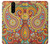 W3402 Floral Paisley Seamless Etui Coque Housse et Flip Housse Cuir pour Sony Xperia 1