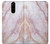 W3482 Imprimer Graphique marbre rose Etui Coque Housse et Flip Housse Cuir pour Sony Xperia 1
