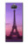 W3447 Paris Eiffel Le coucher du soleil Etui Coque Housse et Flip Housse Cuir pour Sony Xperia 10 Plus