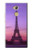 W3447 Paris Eiffel Le coucher du soleil Etui Coque Housse et Flip Housse Cuir pour Sony Xperia XA2 Ultra