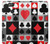 W3463 Costume Poker Carte Etui Coque Housse et Flip Housse Cuir pour Sony Xperia XA2 Ultra