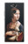 W3471 Lady hermine Leonardo da Vinci Etui Coque Housse et Flip Housse Cuir pour Sony Xperia XA2