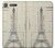 W3474 Dessin Architectural Eiffel Etui Coque Housse et Flip Housse Cuir pour Sony Xperia XZ1