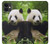 W1073 Panda Prenez plaisir à manger Etui Coque Housse et Flip Housse Cuir pour iPhone 11