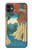 W3348 Utagawa Hiroshige Le singe Pont Etui Coque Housse et Flip Housse Cuir pour iPhone 11