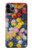 W3342 Claude Monet Chrysanthèmes Etui Coque Housse et Flip Housse Cuir pour iPhone 11 Pro