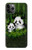 W2441 Forêt de Bambous de la famille Panda Etui Coque Housse et Flip Housse Cuir pour iPhone 11 Pro Max