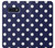 W3533 Bleu à pois Etui Coque Housse et Flip Housse Cuir pour Samsung Galaxy S10e