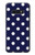 W3533 Bleu à pois Etui Coque Housse et Flip Housse Cuir pour Samsung Galaxy S10e