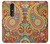 W3402 Floral Paisley Seamless Etui Coque Housse et Flip Housse Cuir pour Nokia 4.2