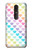 W3499 Motif coloré coeur Etui Coque Housse et Flip Housse Cuir pour Nokia 4.2