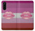 W3473 LGBT Lesbiennes Drapeau Etui Coque Housse et Flip Housse Cuir pour Sony Xperia 5