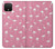 W2858 Motif Flamant rose Etui Coque Housse et Flip Housse Cuir pour Google Pixel 4