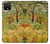 W3344 Henri Rousseau Tigre dans une tempête tropicale Etui Coque Housse et Flip Housse Cuir pour Google Pixel 4