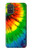 W3422 tie Dye Etui Coque Housse et Flip Housse Cuir pour Samsung Galaxy A71