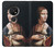 W3471 Lady hermine Leonardo da Vinci Etui Coque Housse et Flip Housse Cuir pour Nokia 7.2