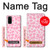 W2213 Motif rose Léopard Etui Coque Housse et Flip Housse Cuir pour Samsung Galaxy S20